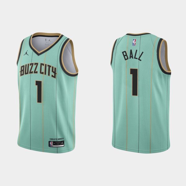 Charlotte Hornets LaMelo Ball Mint Green City Edition Jersey Charlotte Hornets LaMelo Ball Mint Green City Edition Jersey