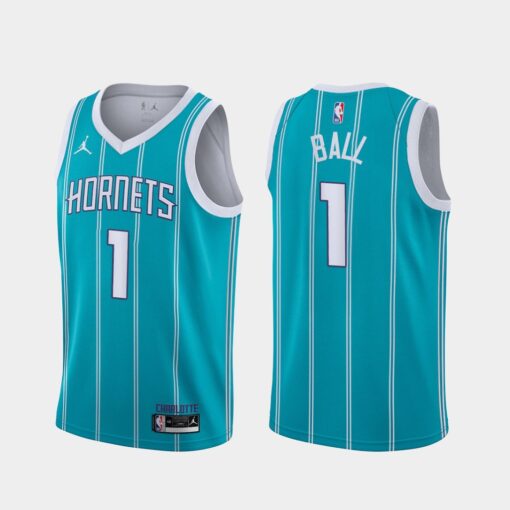Charlotte Hornets LaMelo Ball Teal Icon Edition Jersey
