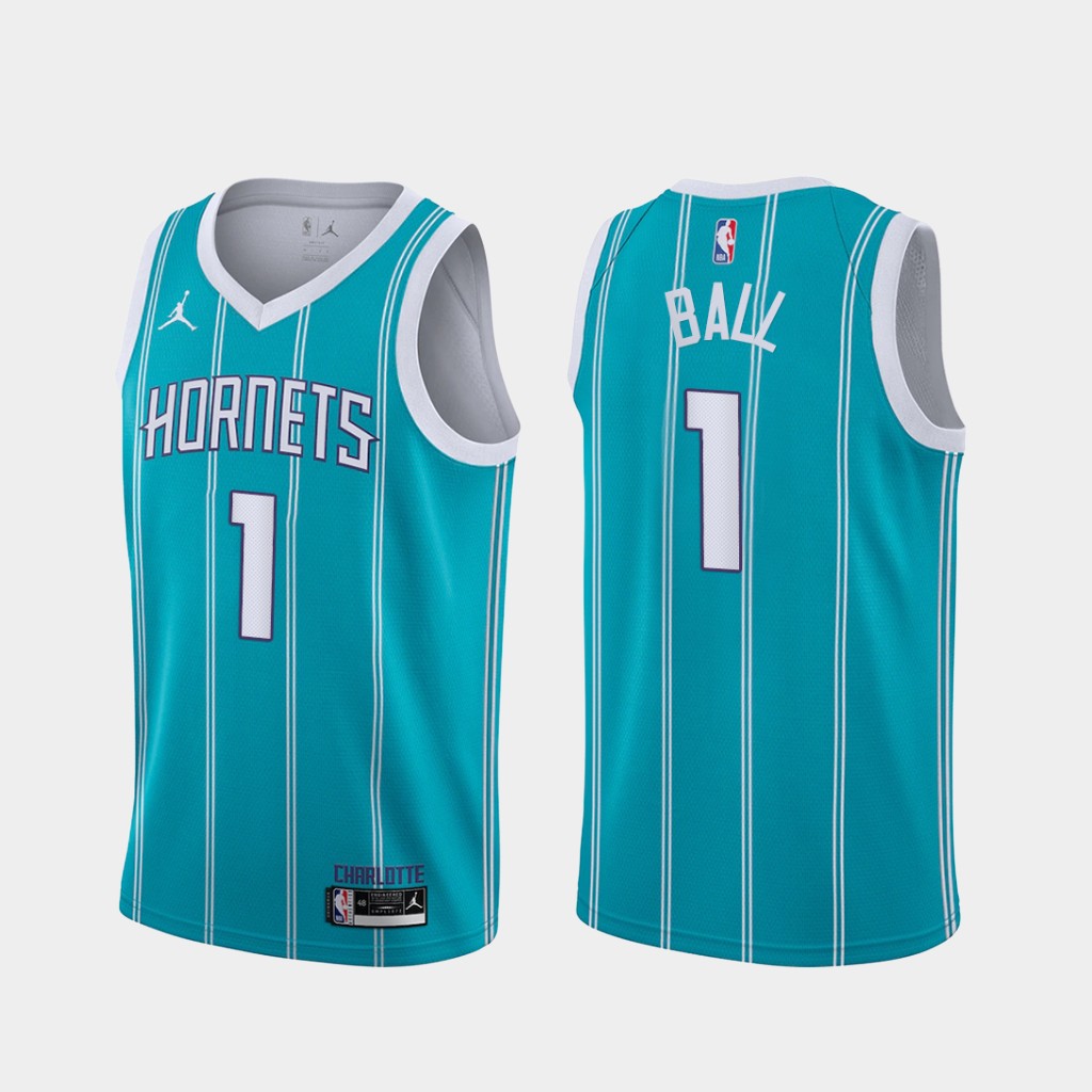 Charlotte Hornets LaMelo Ball Teal Icon Edition Jersey Charlotte Hornets LaMelo Ball Teal Icon Edition Jersey