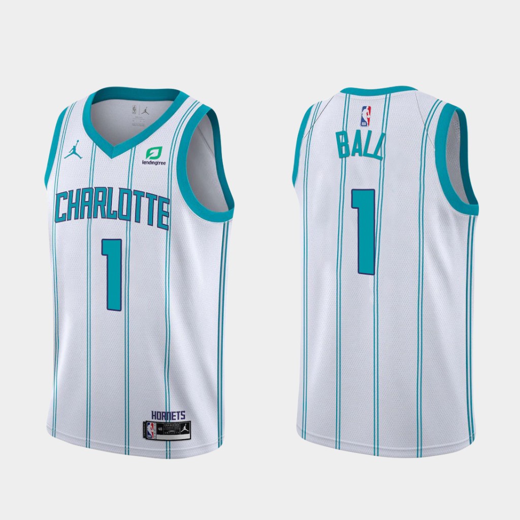 Charlotte Hornets LaMelo Ball White Association Edition Jersey Charlotte Hornets LaMelo Ball White Association Edition Jersey