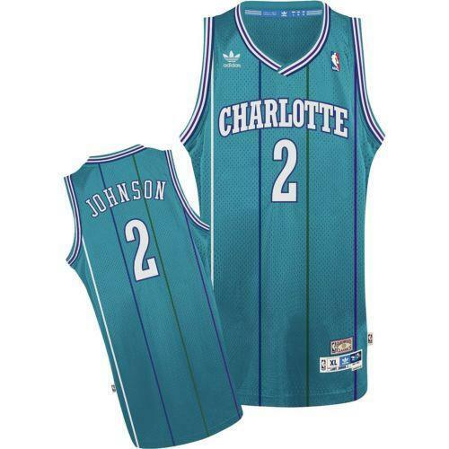 Charlotte Hornets Larry Johnson Green Throwback Jersey Charlotte Hornets Larry Johnson Green Throwback Jersey