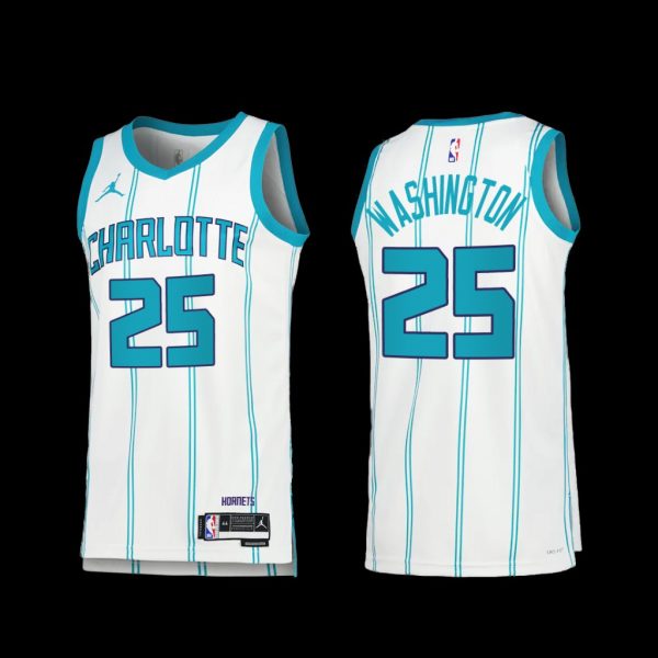 Charlotte Hornets P.J. Washington 2022-23 White Association Edition Jersey Charlotte Hornets P.J. Washington 2022-23 White Association Edition Jersey