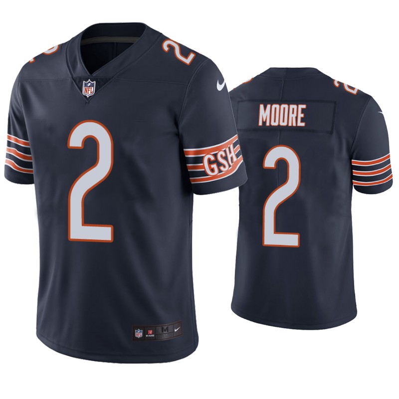 Chicago Bears D.J. Moore Navy Limited Jersey Chicago Bears D.J. Moore Navy Limited Jersey