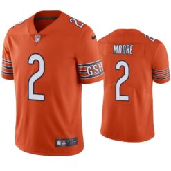 Chicago Bears D.J. Moore Orange Limited Jersey