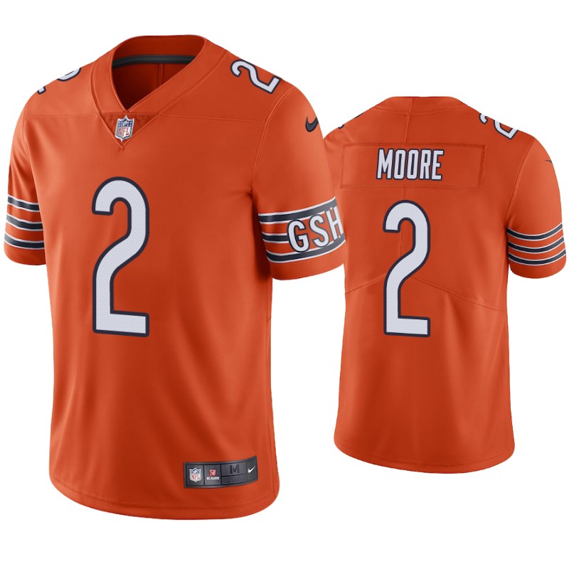 Chicago Bears D.J. Moore Orange Limited Jersey Chicago Bears D.J. Moore Orange Limited Jersey