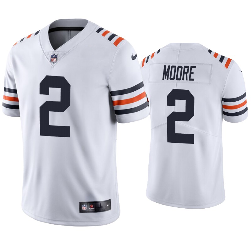 Chicago Bears D.J. Moore White Classic Limited Jersey Chicago Bears D.J. Moore White Classic Limited Jersey