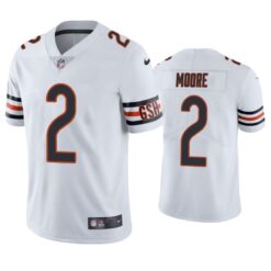 Chicago Bears D.J. Moore White Limited Jersey