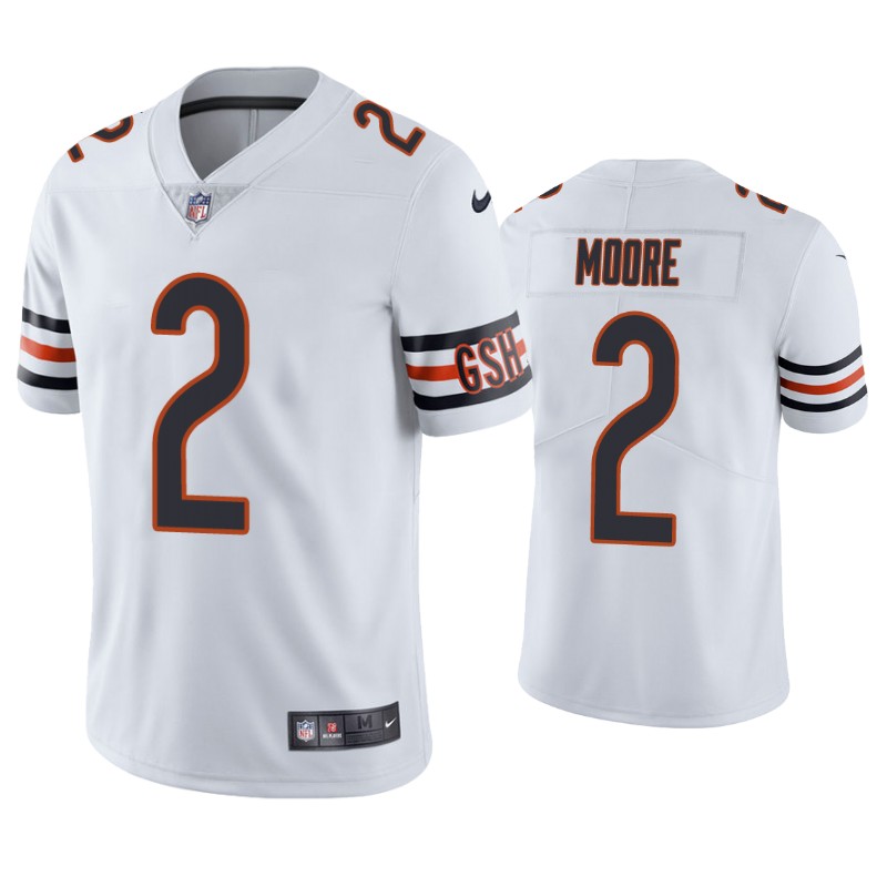 Chicago Bears D.J. Moore White Limited Jersey Chicago Bears D.J. Moore White Limited Jersey