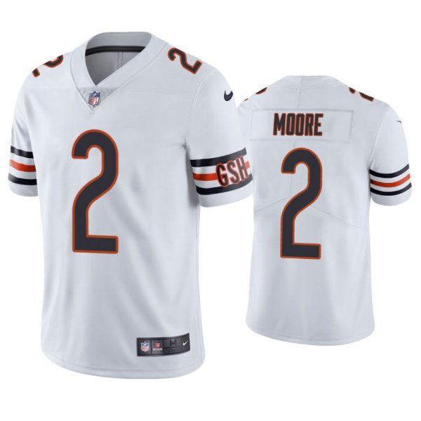 Chicago Bears D.J. Moore White Limited Jersey Chicago Bears D.J. Moore White Limited Jersey
