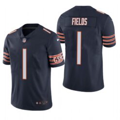 Chicago Bears Justin Fields Navy Limited Jersey