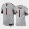 Chicago Bears Justin Fields White Limited Jersey
