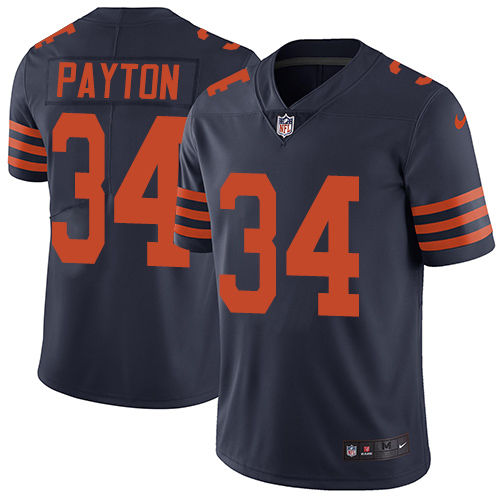 Chicago Bears Walter Payton Navy Color Rush Limited Jersey Chicago Bears Walter Payton Navy Color Rush Limited Jersey