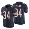 Chicago Bears Walter Payton Black Golden Limited Jersey