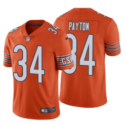 Chicago Bears Walter Payton Orange Limited Jersey