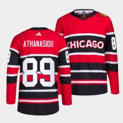 Chicago Blackhawks Andreas Athanasiou Reverse Red Jersey