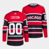 Chicago Blackhawks Custom Foundation Night Black Jersey
