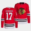 Chicago Blackhawks Jason Dickinson Away White Jersey