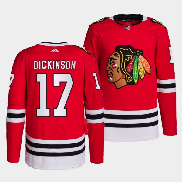 Chicago Blackhawks Jason Dickinson Home Red Jersey Chicago Blackhawks Jason Dickinson Home Red Jersey