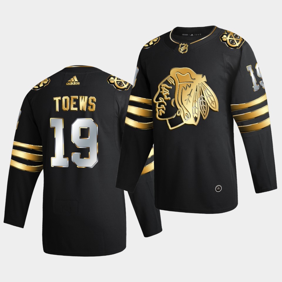 Chicago Blackhawks Jonathan Toews Golden Edition Limited Black Jersey Chicago Blackhawks Jonathan Toews Golden Edition Limited Black Jersey