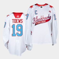 Chicago Blackhawks Jonathan Toews One Community Night White Jersey