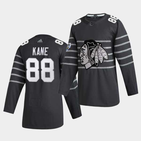 Chicago Blackhawks Patrick Kane 2020 All Star Game Gray Jersey Chicago Blackhawks Patrick Kane 2020 All Star Game Gray Jersey