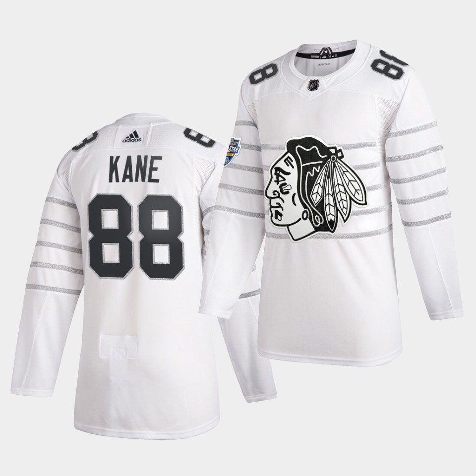 Chicago Blackhawks Patrick Kane 2020 All Star Game White Jersey Chicago Blackhawks Patrick Kane 2020 All Star Game White Jersey