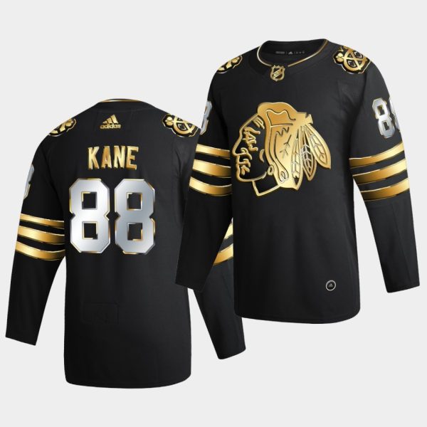 Chicago Blackhawks Patrick Kane 2021 Black Golden Edition Limited Jersey Chicago Blackhawks Patrick Kane 2021 Black Golden Edition Limited Jersey