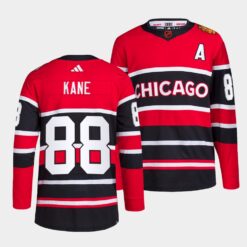 Chicago Blackhawks Patrick Kane 2022 Reverse Retro Red Jersey