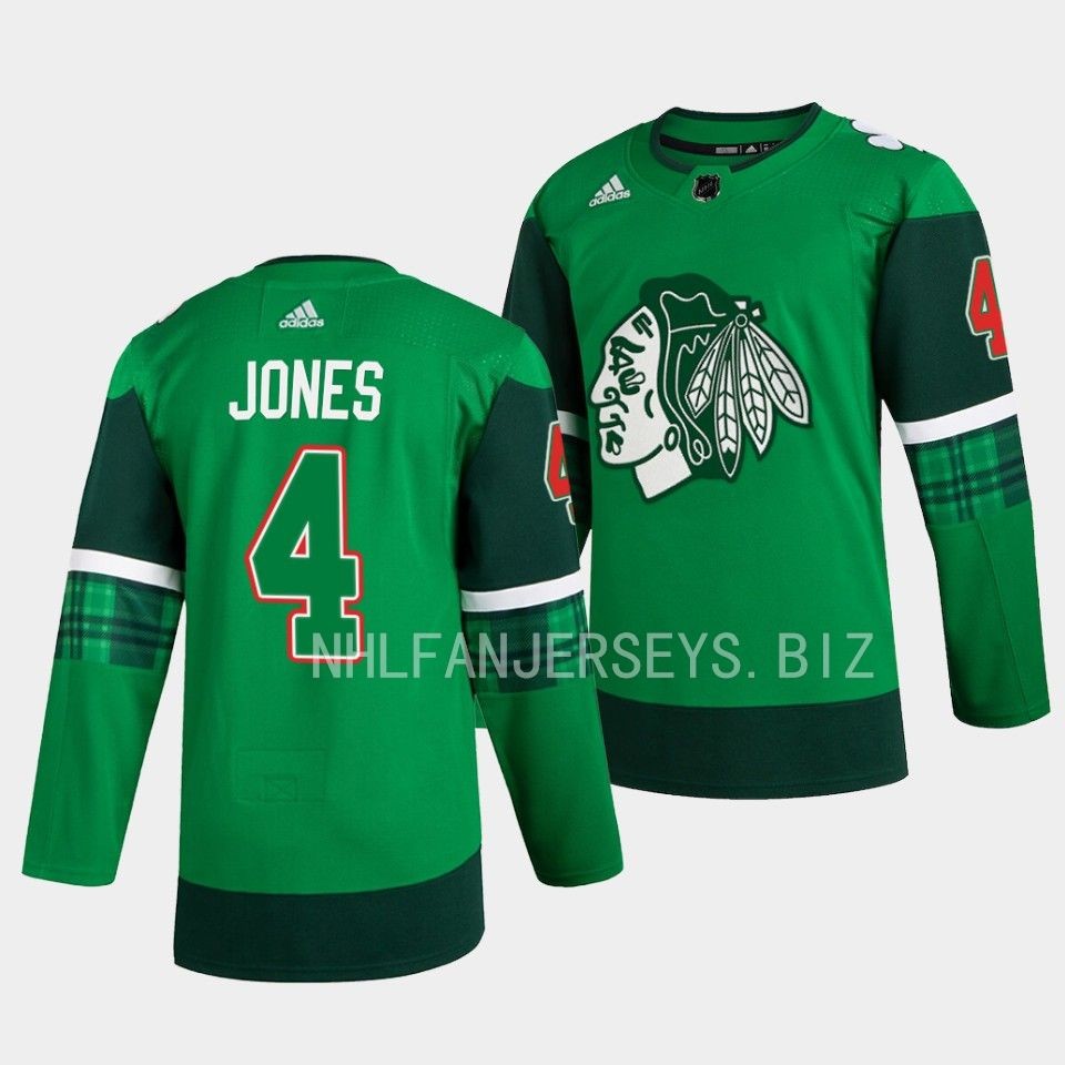 Chicago Blackhawks Seth Jones 2023 St. Patricks Day Green Jersey Chicago Blackhawks Seth Jones 2023 St. Patricks Day Green Jersey