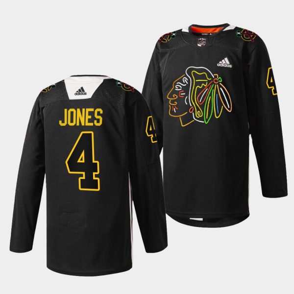 Chicago Blackhawks Seth Jones Foundation Night Black Jersey Chicago Blackhawks Seth Jones Foundation Night Black Jersey