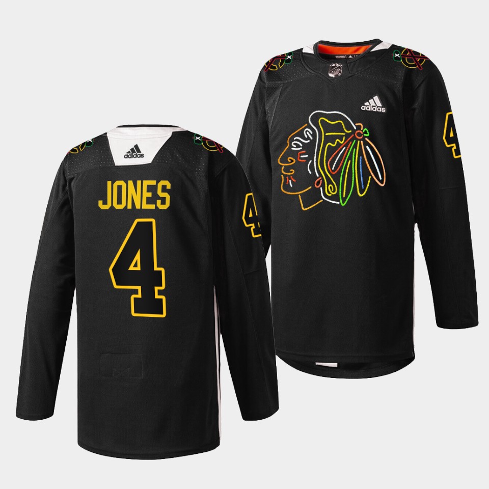 Chicago Blackhawks Seth Jones Foundation Night Black Jersey Chicago Blackhawks Seth Jones Foundation Night Black Jersey