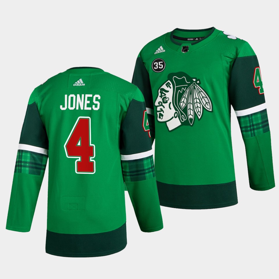 Chicago Blackhawks Seth Jones St. Patricks Day Green Jersey Chicago Blackhawks Seth Jones St. Patricks Day Green Jersey