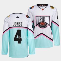 Chicago Blackhawks Seth Jones Western Conference 2023 NHL All-Star White Jersey