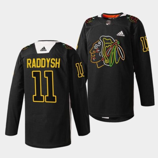 Chicago Blackhawks Taylor Raddysh Foundation Night Black Jersey