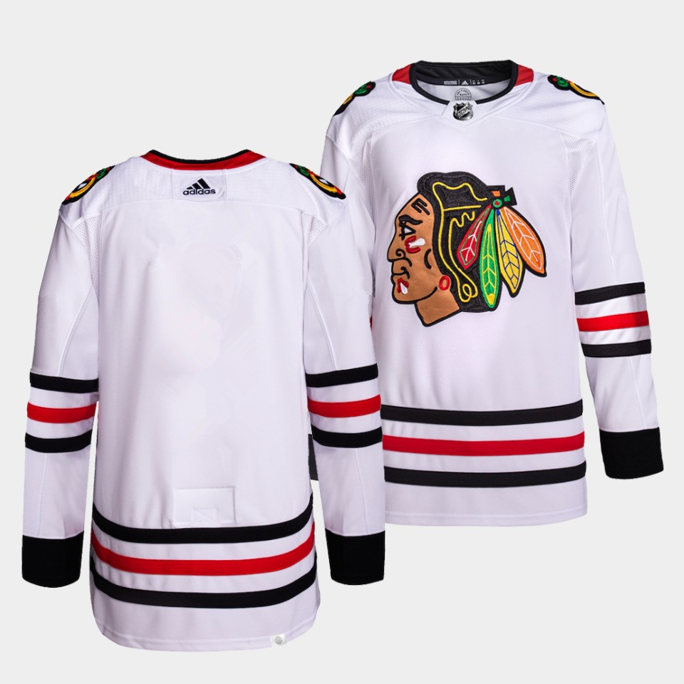 Chicago Blackhawks Team White Away Jersey Chicago Blackhawks Team White Away Jersey