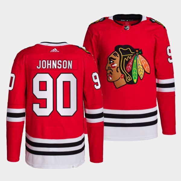 Chicago Blackhawks Tyler Johnson Home Red Jersey Chicago Blackhawks Tyler Johnson Home Red Jersey