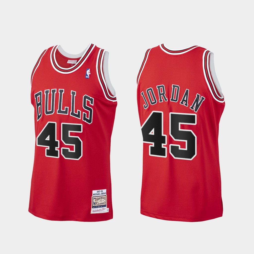 Chicago Bulls 45 Michael Jordan Red 1984-85 Throwback Jersey Chicago Bulls 45 Michael Jordan Red 1984-85 Throwback Jersey