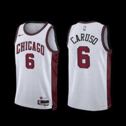 Chicago Bulls Alex Caruso 2022-23 City Edition Jersey White