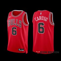 Chicago Bulls Alex Caruso 2022-23 Red Icon Edition Jersey