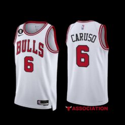 Chicago Bulls Alex Caruso 2022-23 White Association Edition Jersey