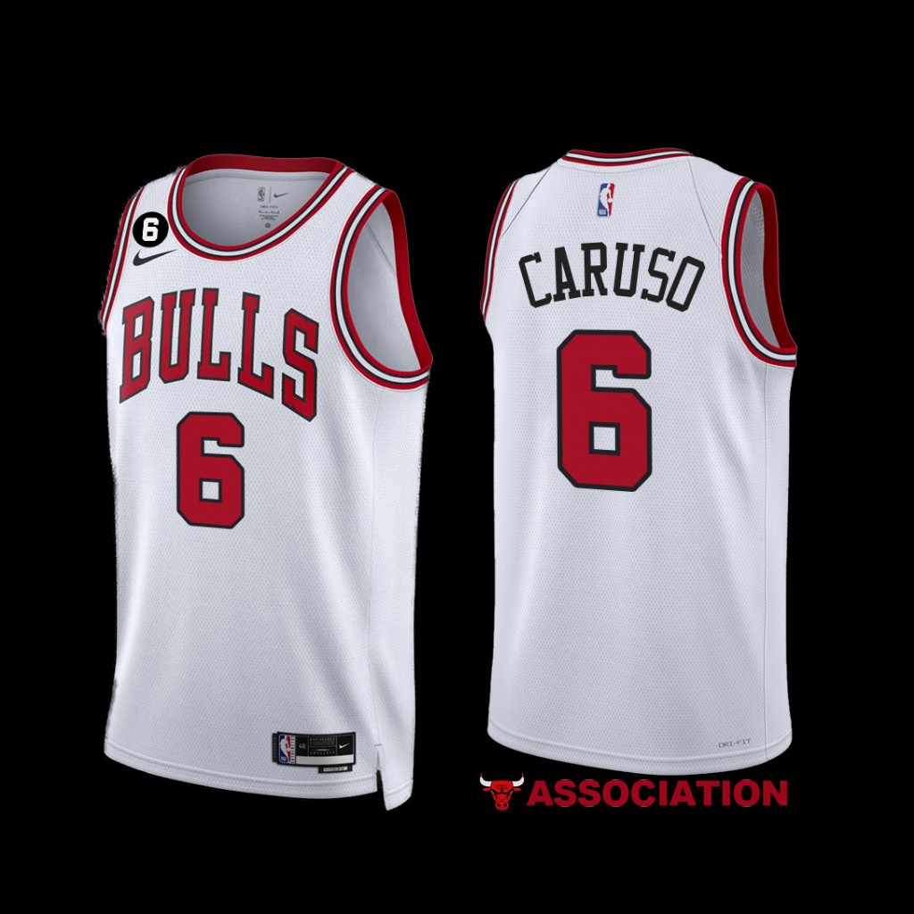 Chicago Bulls Alex Caruso 2022-23 White Association Edition Jersey Chicago Bulls Alex Caruso 2022-23 White Association Edition Jersey