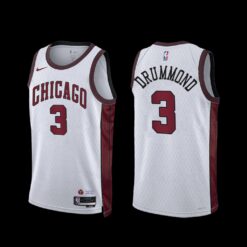 Chicago Bulls Andre Drummond 2022-23 City Edition Jersey White