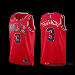 Chicago Bulls Andre Drummond 2022-23 Red Icon Edition Jersey