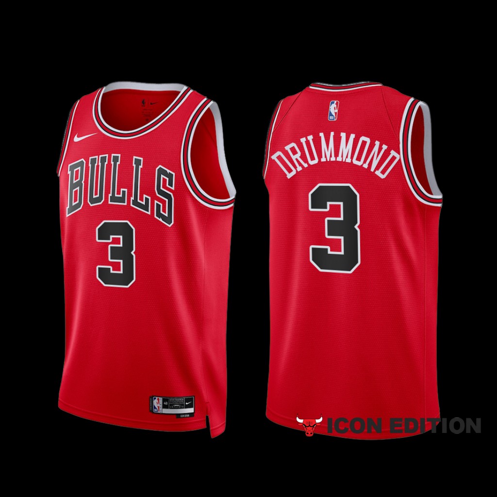 Chicago Bulls Andre Drummond 2022-23 Red Icon Edition Jersey Chicago Bulls Andre Drummond 2022-23 Red Icon Edition Jersey