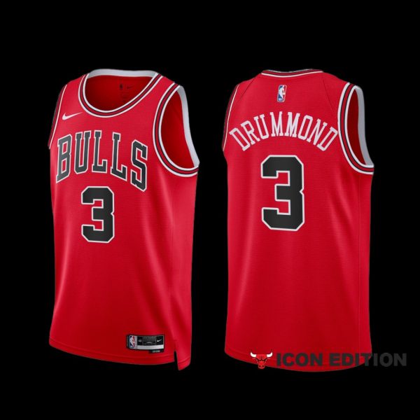Chicago Bulls Andre Drummond 2022-23 Red Icon Edition Jersey Chicago Bulls Andre Drummond 2022-23 Red Icon Edition Jersey