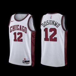 Chicago Bulls Ayo Dosunmu 2022-23 City Edition Jersey White