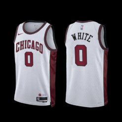 Chicago Bulls Coby White 2022-23 City Edition Jersey White