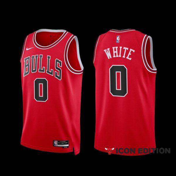 Chicago Bulls Coby White 2022-23 Red Icon Edition Jersey Chicago Bulls Coby White 2022-23 Red Icon Edition Jersey