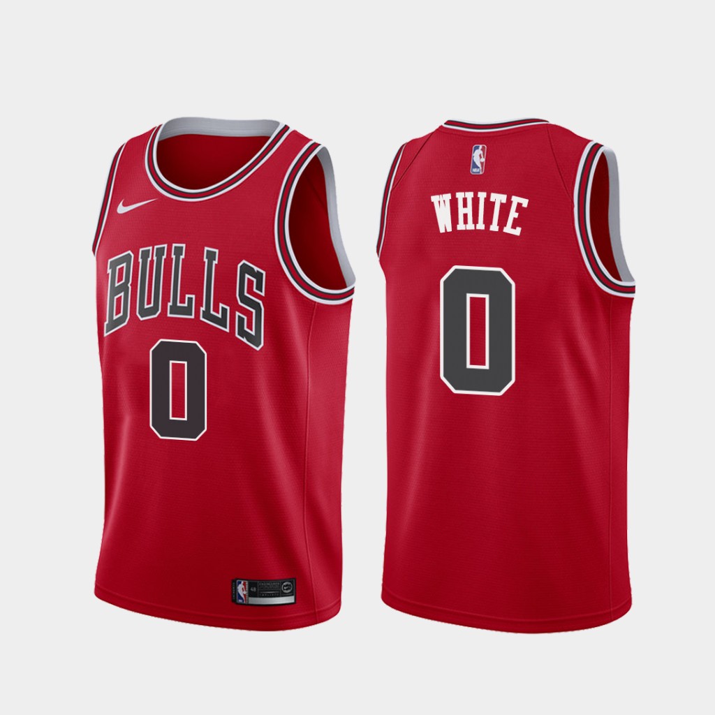 Chicago Bulls Coby White Red Icon Edition Jersey Chicago Bulls Coby White Red Icon Edition Jersey