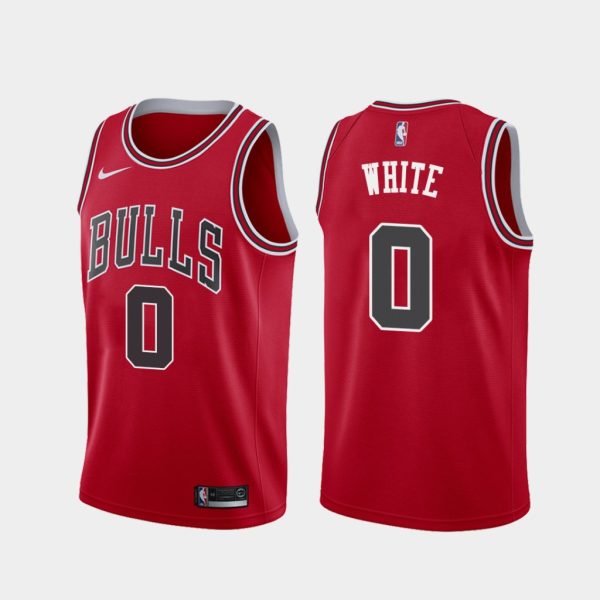 Chicago Bulls Coby White Red Icon Edition Jersey Chicago Bulls Coby White Red Icon Edition Jersey